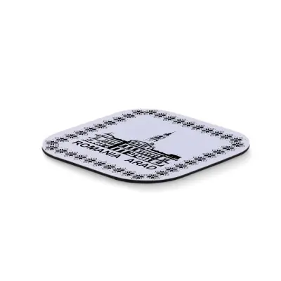 Arad romania, suporti coster din lemn, model 007